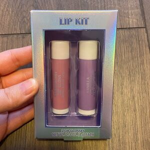 Lip balm duo- strawberry and vanilla